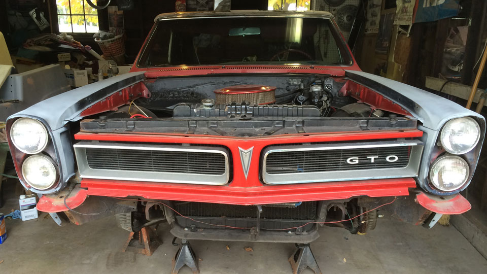 front end getting ready for paint